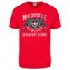 T-shirt Motorcycle New York (rouge)